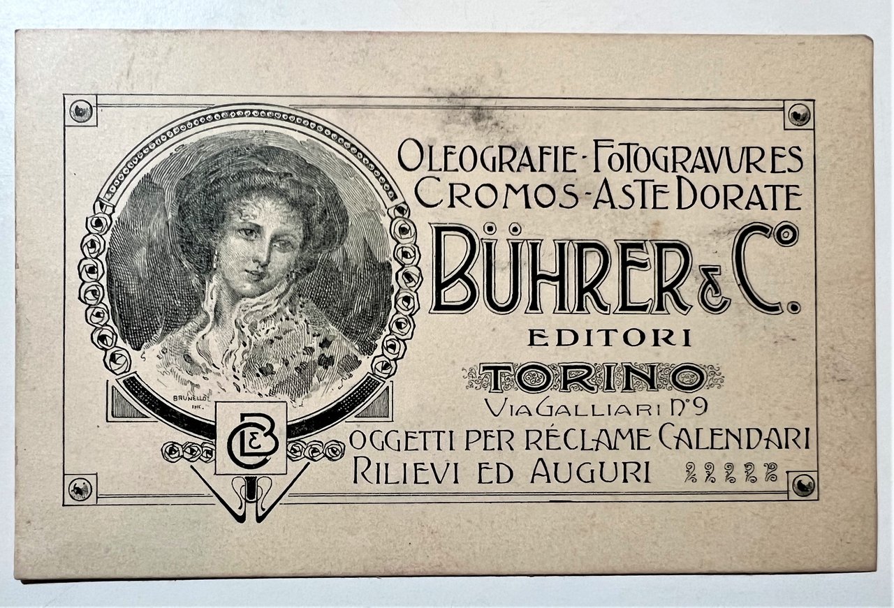 Pubblicità Oleografie Fotogravures Cromos Aste Dorate - Buhrer & C. …