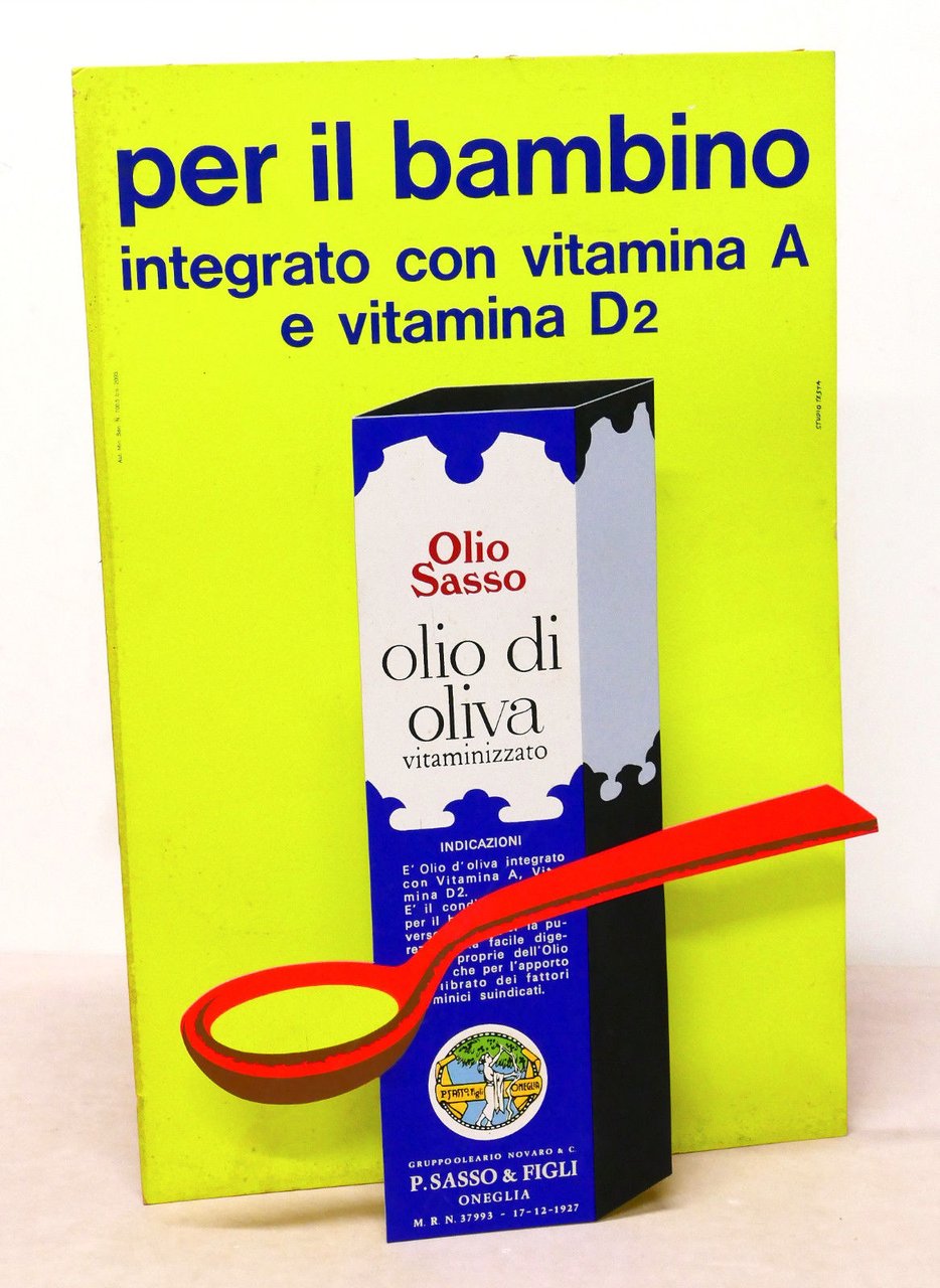 Pubblicità POP-UP - Studio Armando Testa - Olio d'oliva Sasso …