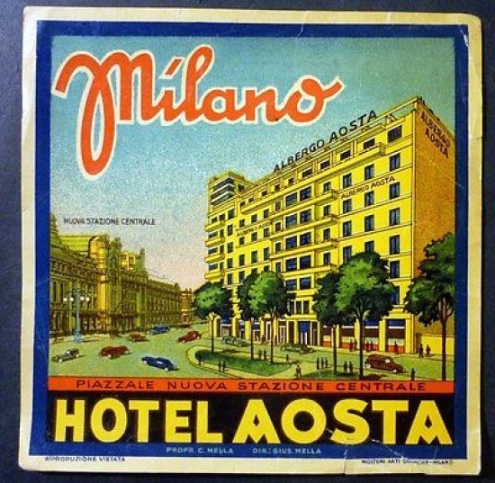 Pubblicità Viaggi Hotel Aosta - Milano Piazzale Nuova Stazione Centrale … | Immagine principale