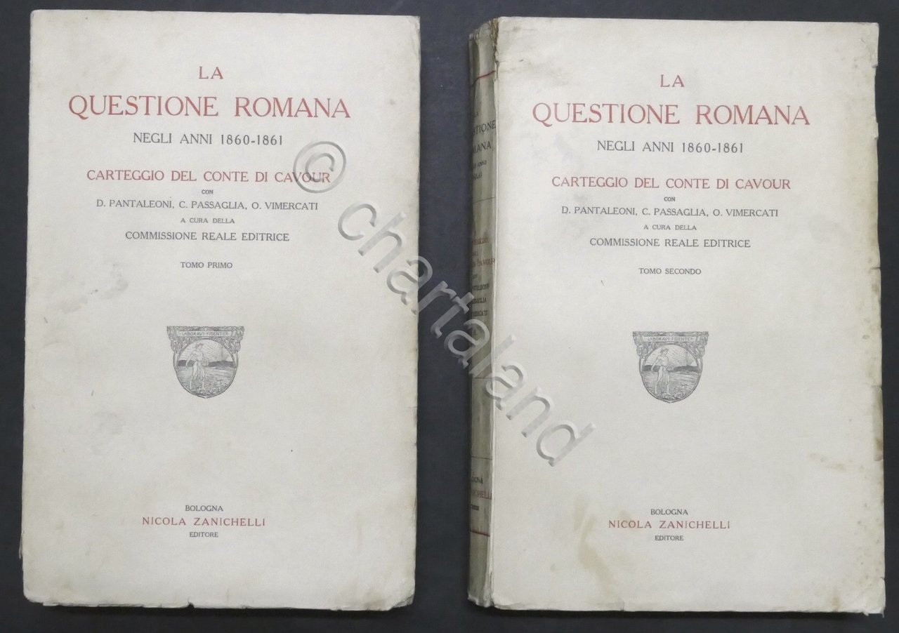 Questione Romana anni 1860-1861 - Carteggio Conte di Cavour - …