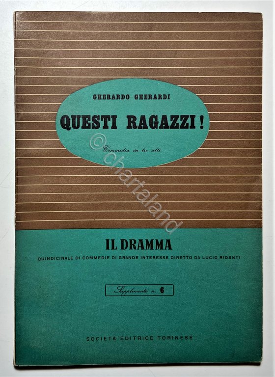 Quindicinale - Il Dramma N. 6 - G. Gherardi - …