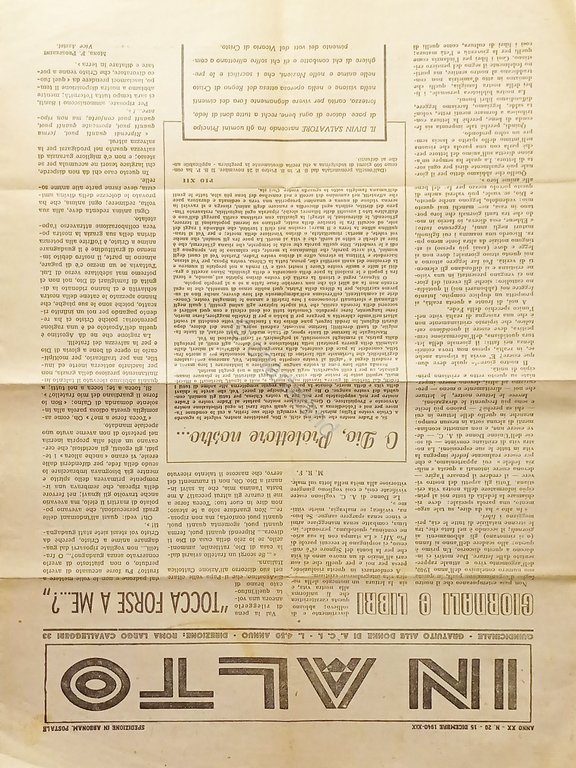 Quindicinale - In Alto N. 20 - 1940 Tocca forse … | Immagine Gallery 2