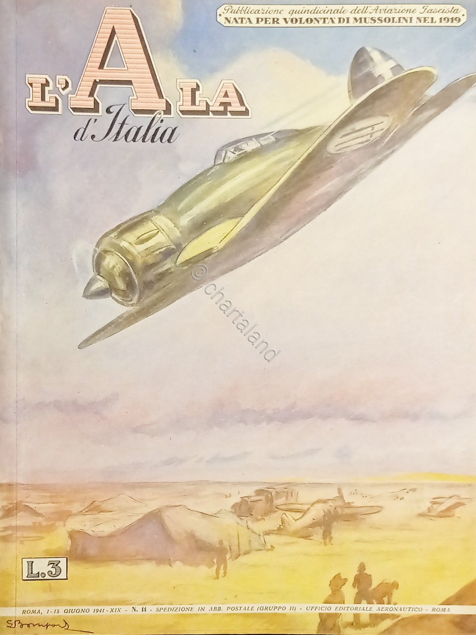 Quindicinale dell'Aviazione Fascista - L'Ala d'Italia N. 11 - 1/15 …