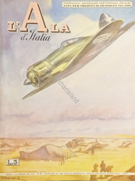 Quindicinale dell'Aviazione Fascista - L'Ala d'Italia N. 11 - 1/15 …