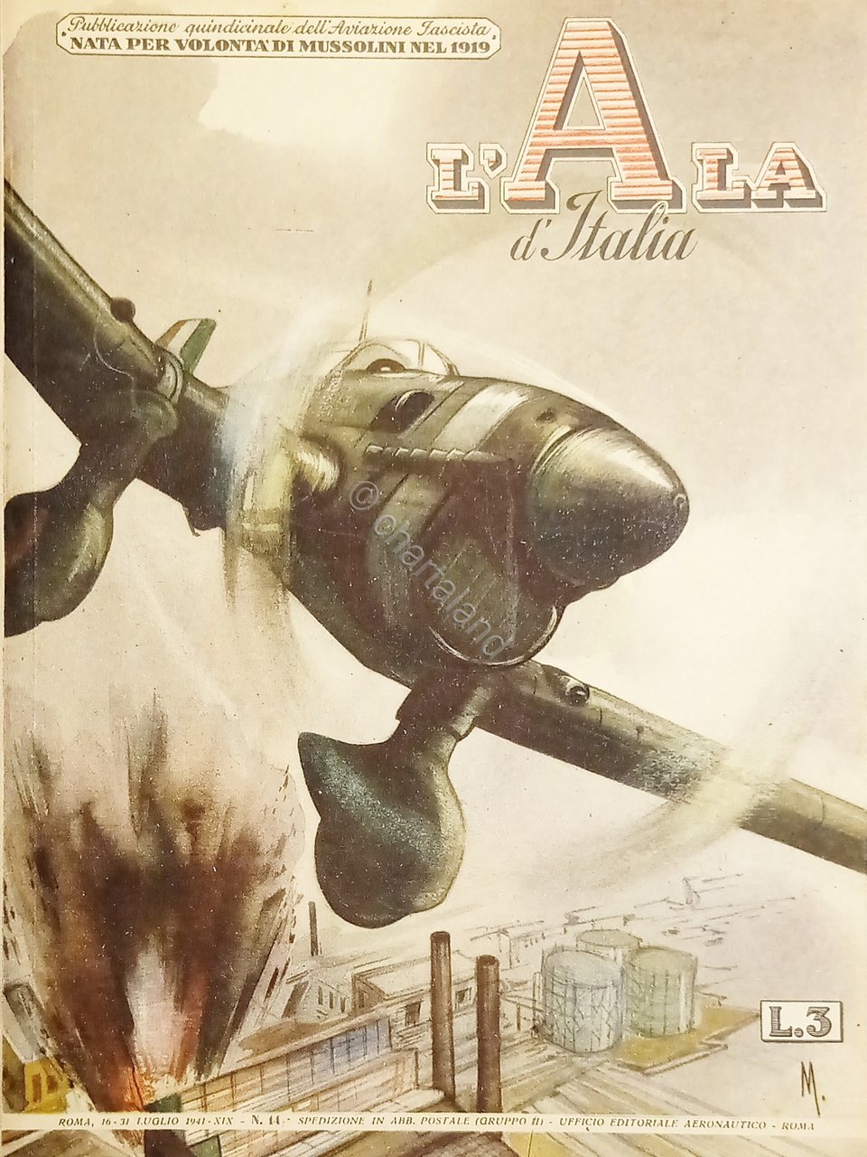 Quindicinale dell'Aviazione Fascista - L'Ala d'Italia N. 14 - 16/31 …