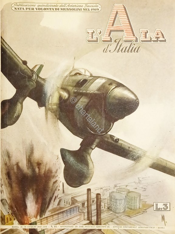 Quindicinale dell'Aviazione Fascista - L'Ala d'Italia N. 14 - 16/31 …