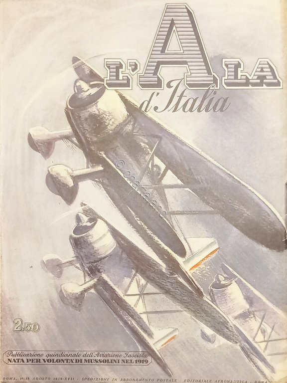 Quindicinale dell'Aviazione Fascista - L'Ala d'Italia N. 15 - 1/15 …