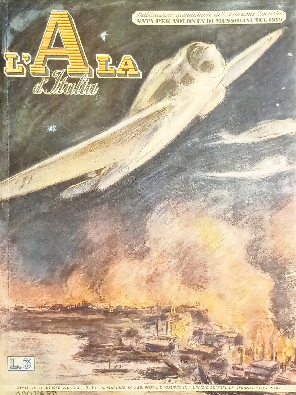 Quindicinale dell'Aviazione Fascista - L'Ala d'Italia N. 16 - 16/31 …