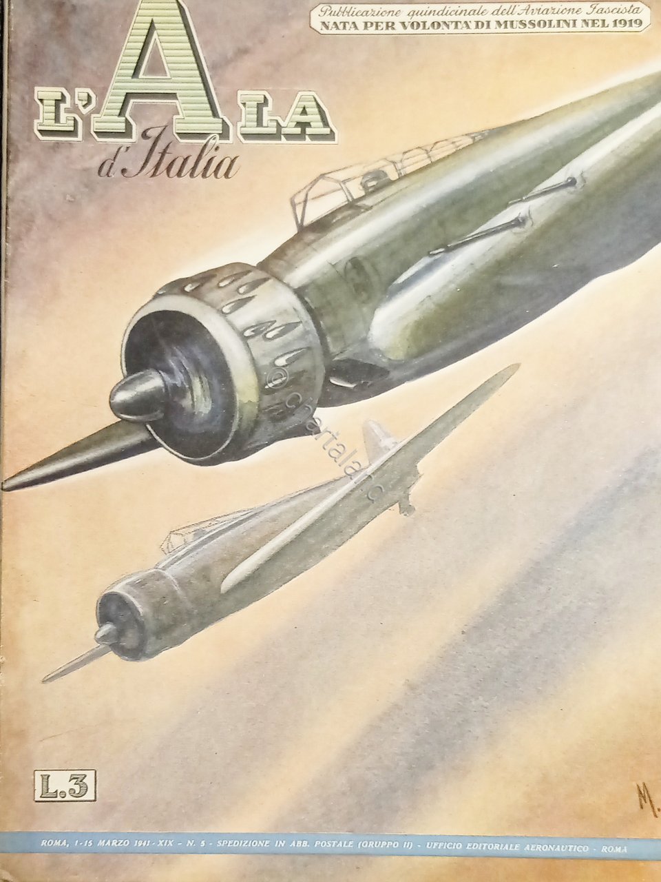 Quindicinale dell'Aviazione Fascista - L'Ala d'Italia N. 5 - 1/15 …