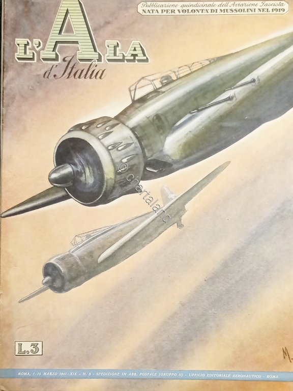 Quindicinale dell'Aviazione Fascista - L'Ala d'Italia N. 5 - 1/15 …