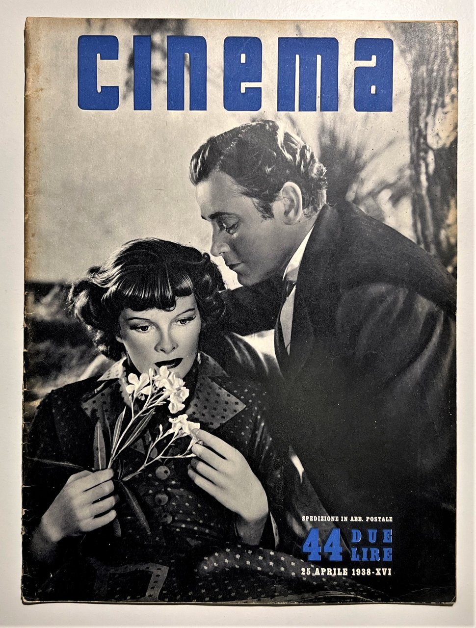 Rivista Cinema N. 44 - 1938 - In copertina K. …