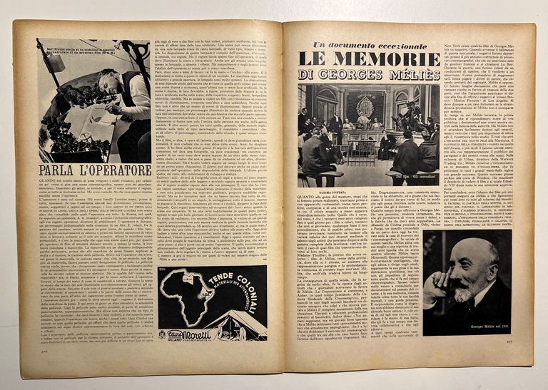 Rivista Cinema N. 44 - 1938 - In copertina K. …