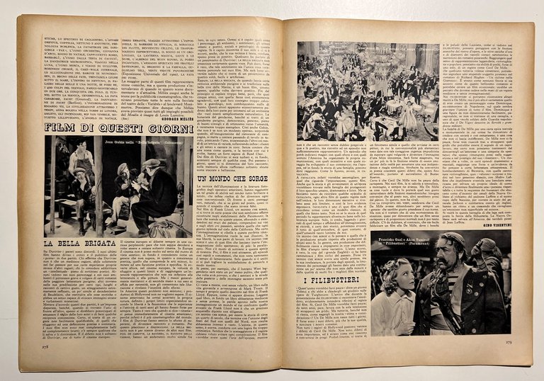 Rivista Cinema N. 44 - 1938 - In copertina K. …