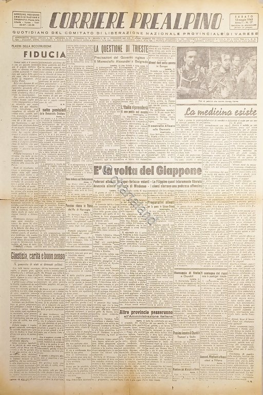 Quotidiano di Varese - Corriere Prealpino N. 17 Anno I …