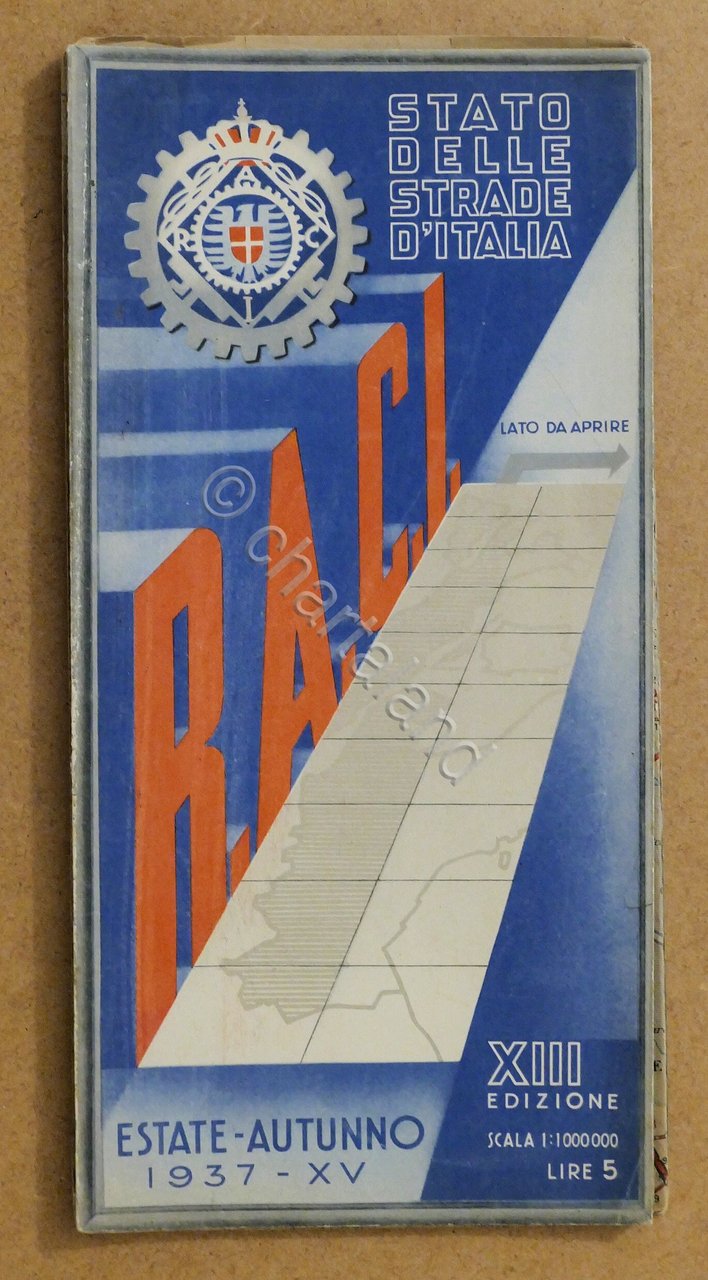 R.A.C.I. - Carta Stato delle Strade d'Italia - Estate Autunno …