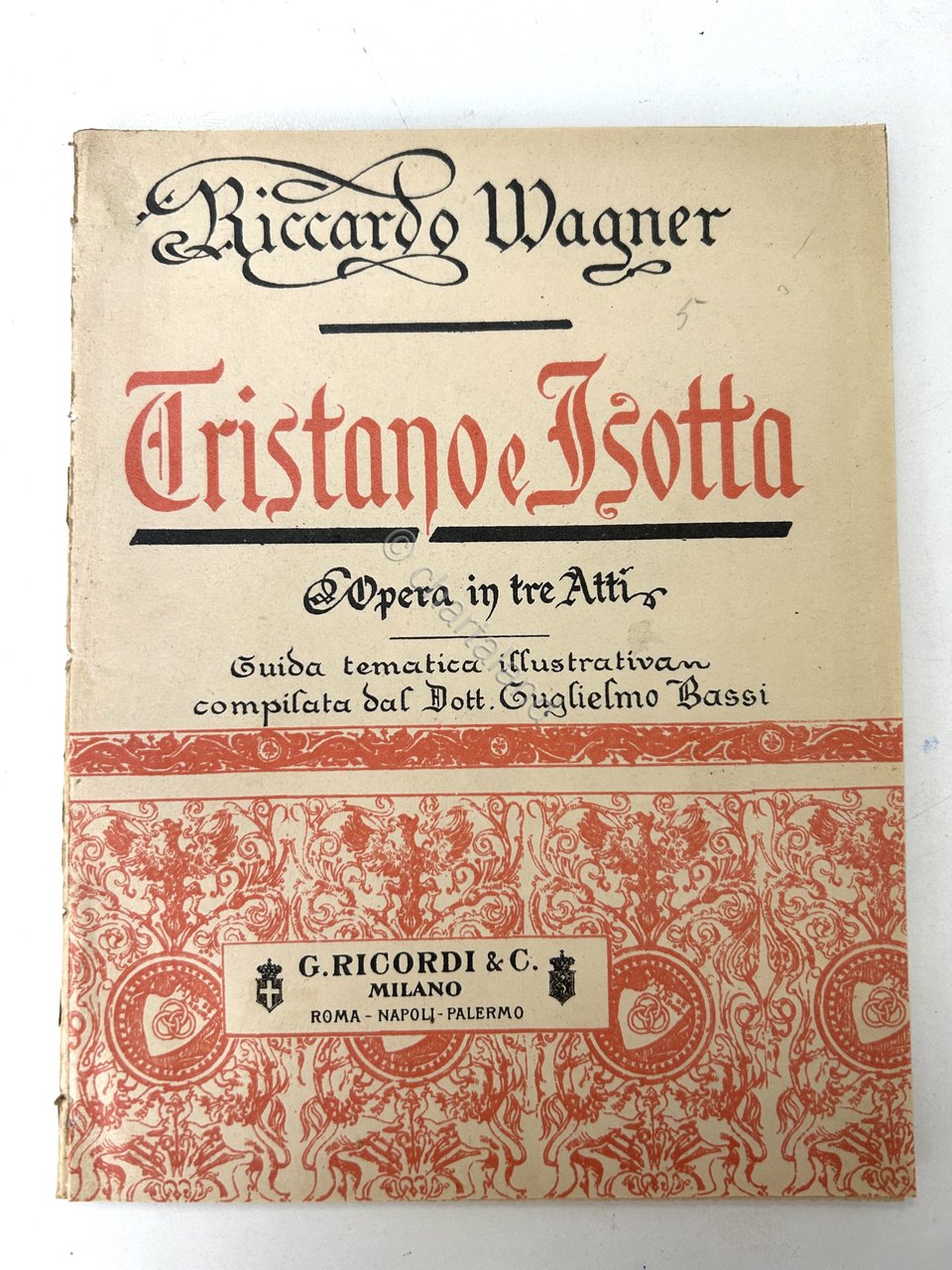 R. Wagner - Tristano e Isotta - Libretto opera - …