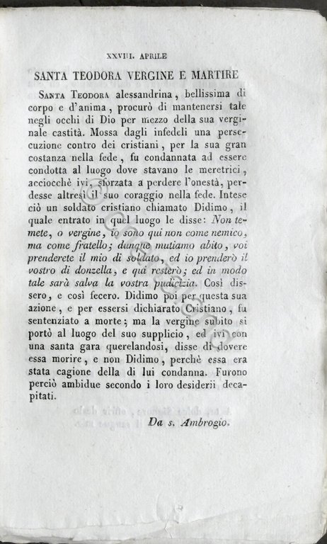 Raccolta di Vite di Santi per ciascun giorno dell'anno - …