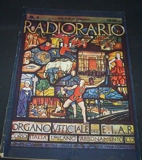 Radio - Radioradio Rivista Organo Ufficiale EIAR - n° 6 … | Immagine principale