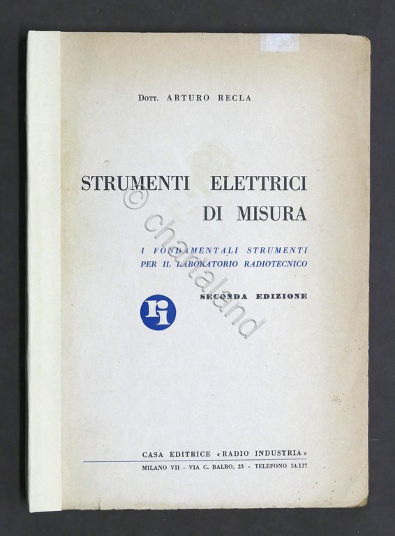 Radiotecnica - A. Recla - Strumenti elettrici di misura - …