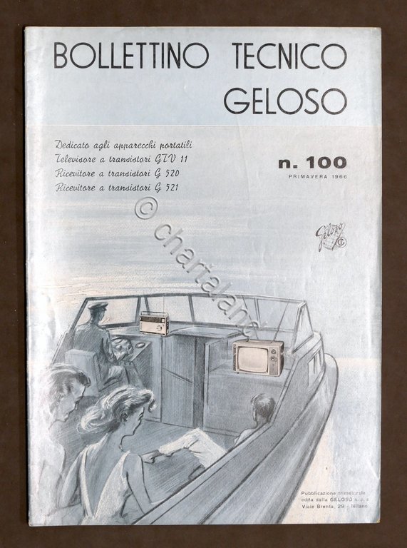 Radiotecnica - Bollettino Tecnico Geloso n. 100 - 1966
