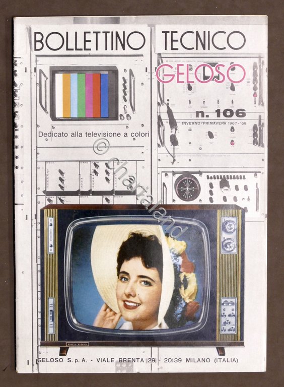 Radiotecnica - Bollettino Tecnico Geloso n. 106 - 1967