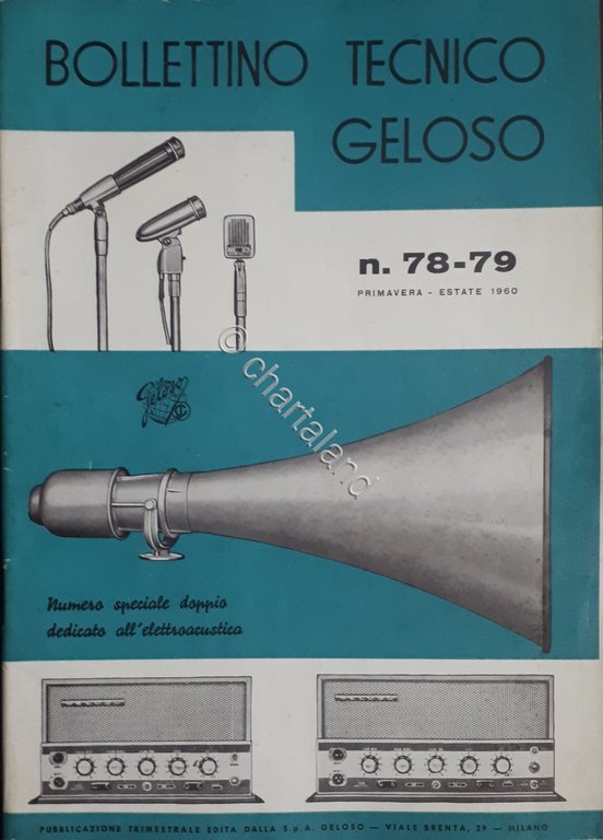 Radiotecnica - Bollettino Tecnico Geloso n. 78 - 79 - …