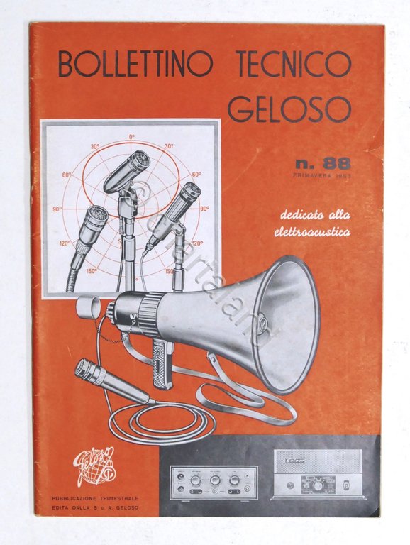 Radiotecnica - Bollettino Tecnico Geloso n. 88 - 1963