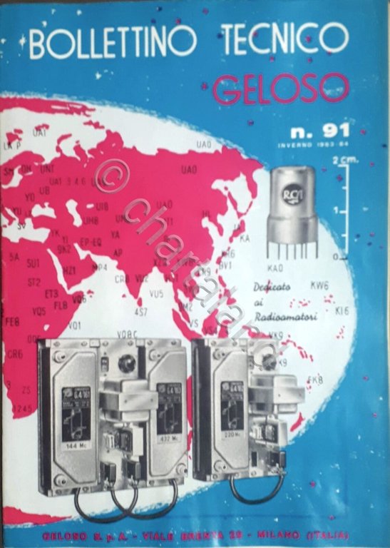 Radiotecnica - Bollettino Tecnico Geloso n. 91 - inverno 1963 - 1964