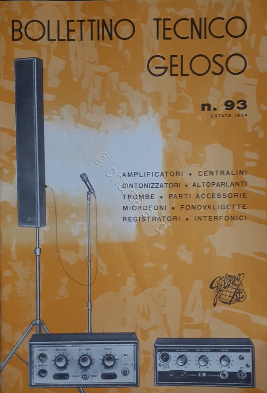 Radiotecnica - Bollettino Tecnico Geloso n. 93 - 1964