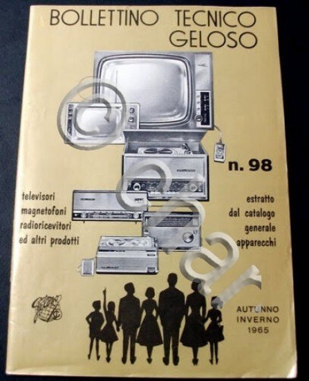Radiotecnica - Bollettino Tecnico Geloso n. 98 - autunno inverno …