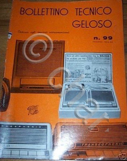 Radiotecnica - Bollettino Tecnico Geloso n. 99 1965/66