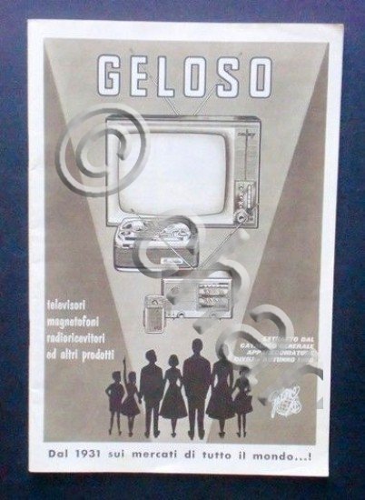 Radiotecnica - Catalogo 1960 - Geloso