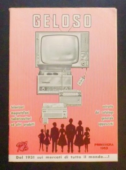 Radiotecnica - Catalogo estratto 1963 - Geloso