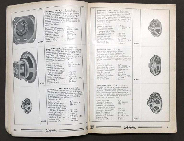 Radiotecnica - Catalogo generale Gian Bruno Castelfranchi - 1931 - …
