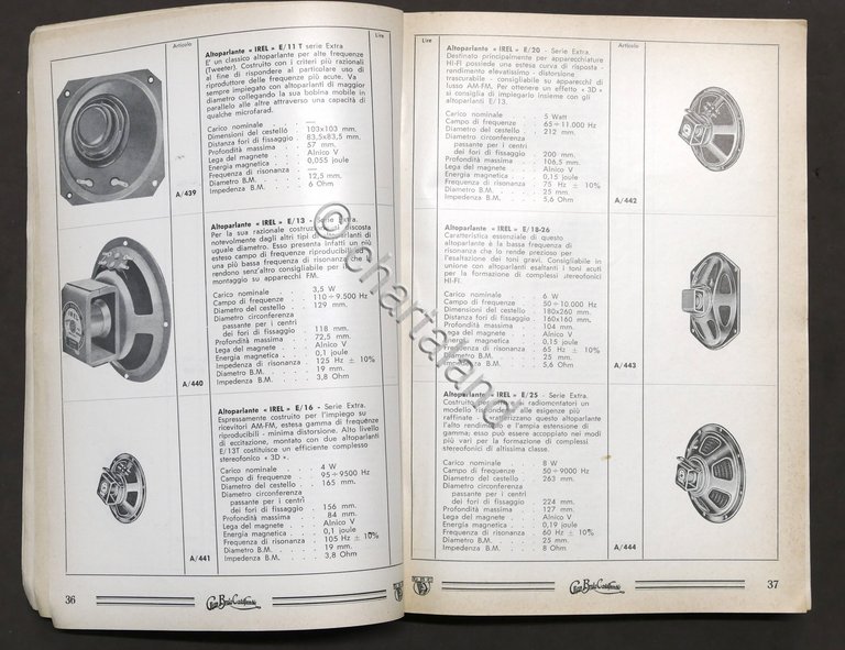 Radiotecnica - Catalogo generale Gian Bruno Castelfranchi - 1931 - …