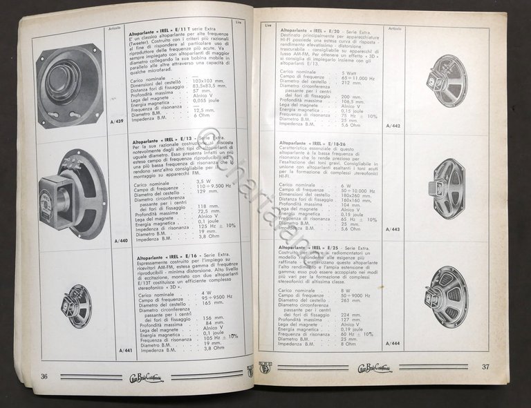 Radiotecnica - Catalogo generale Gian Bruno Castelfranchi - 1931 - …