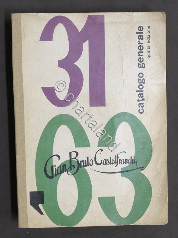 Radiotecnica - Catalogo generale Gian Bruto Castelfranchi - 1931 / …
