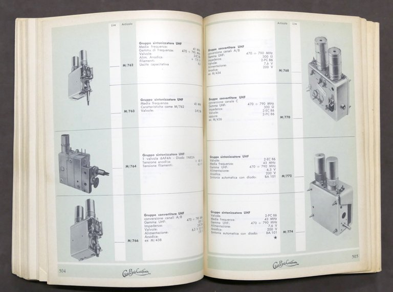 Radiotecnica - Catalogo generale Gian Bruto Castelfranchi - 1931 / …
