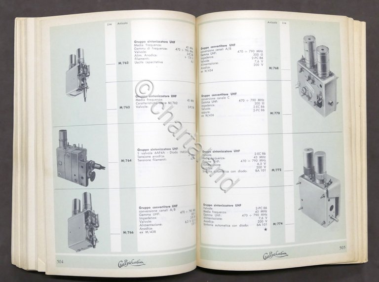Radiotecnica - Catalogo generale Gian Bruto Castelfranchi - 1931 / …