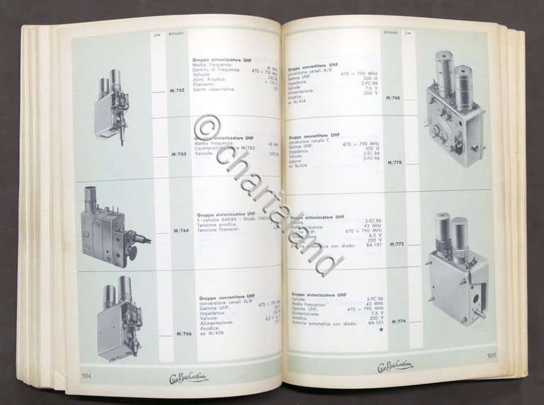 Radiotecnica - Catalogo generale Gian Bruto Castelfranchi - 1931 / …