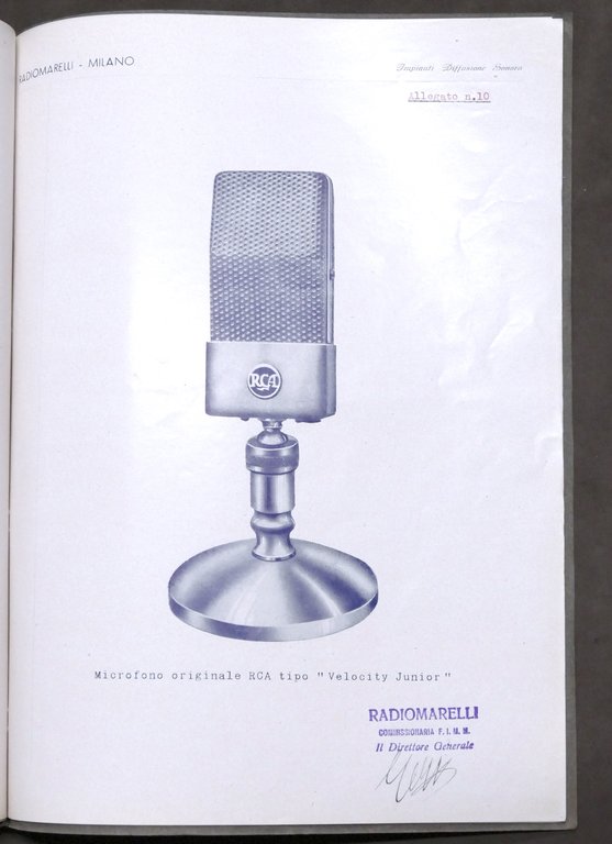 Radiotecnica - Radiomarelli - Impianti Diffusione Sonora - Preventivo anni …