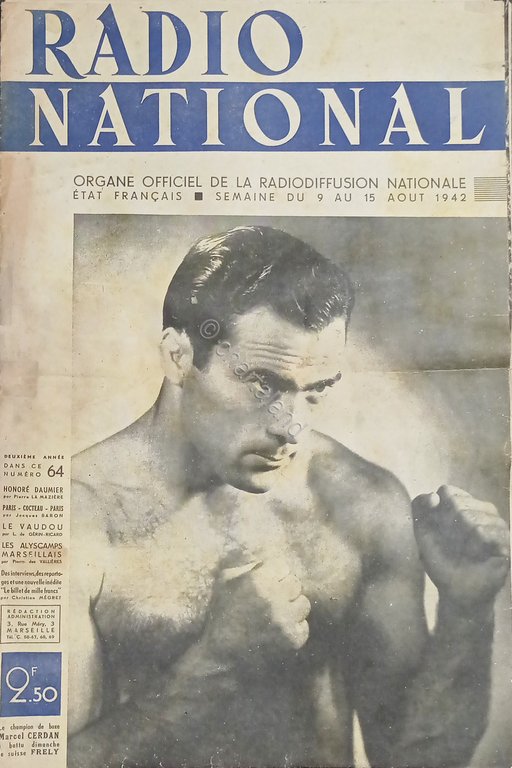 Radiotecnica - Rivista francese - Radio National N. 64 - 1942