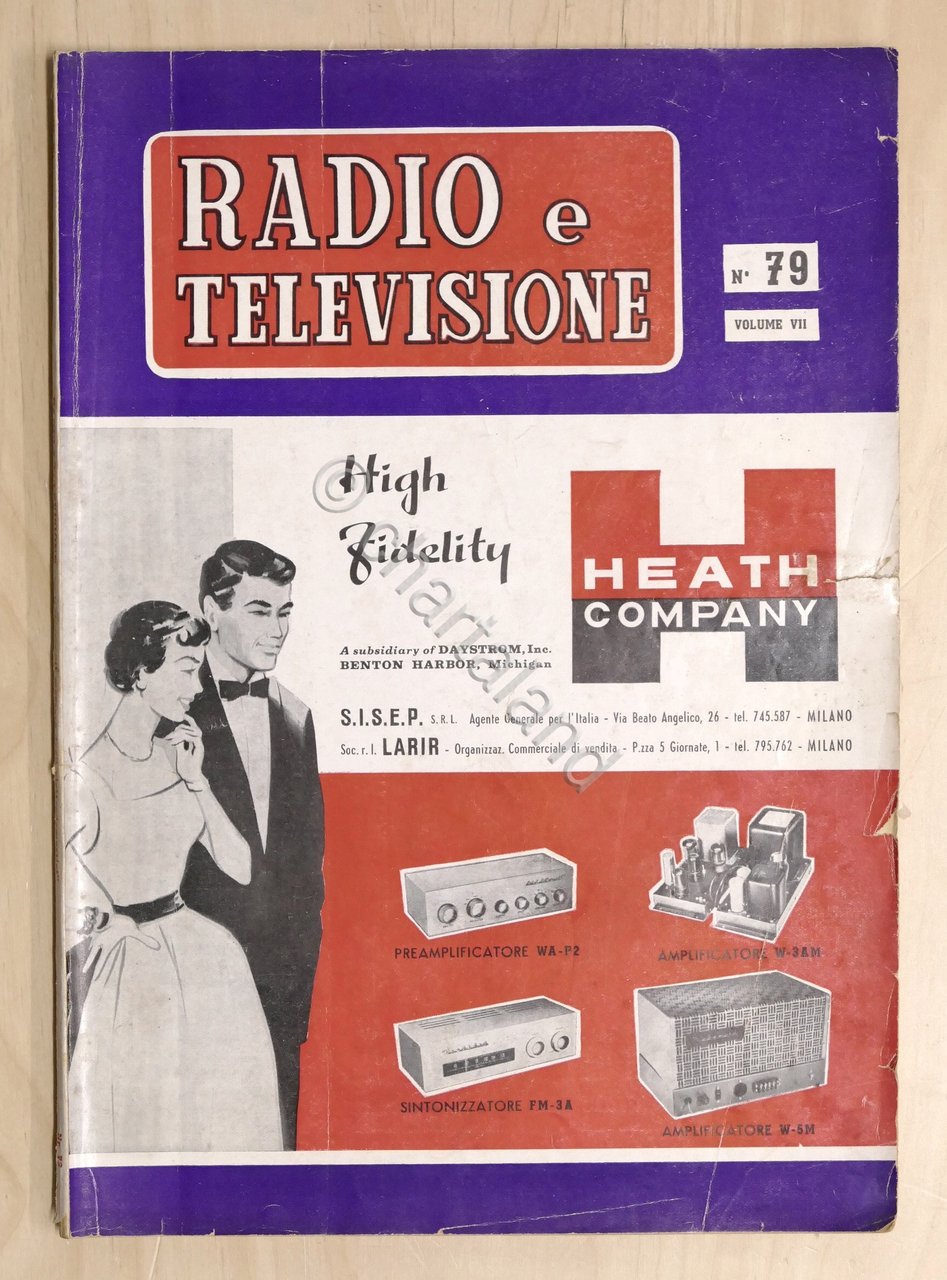 Radiotecnica - Rivista Radio e Televisione N. 79 - 1958
