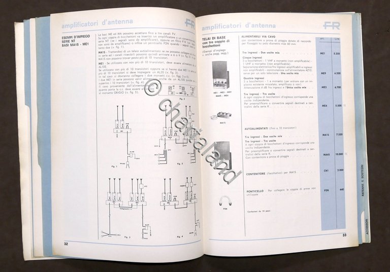 Radiotecnica Catalogo Fracarro Radioindustrie Antenne Tv Impianti multipli 1977