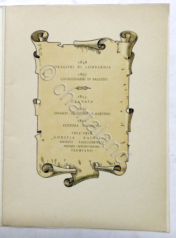 Reggimento Cavalleggeri di Saluzzo - Calendario 1938 | Immagine Gallery 3