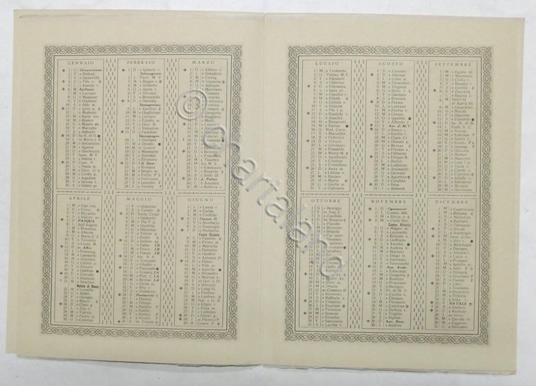 Reggimento Lancieri Vittorio Emanuele II - Calendario 1931 | Immagine Gallery 2