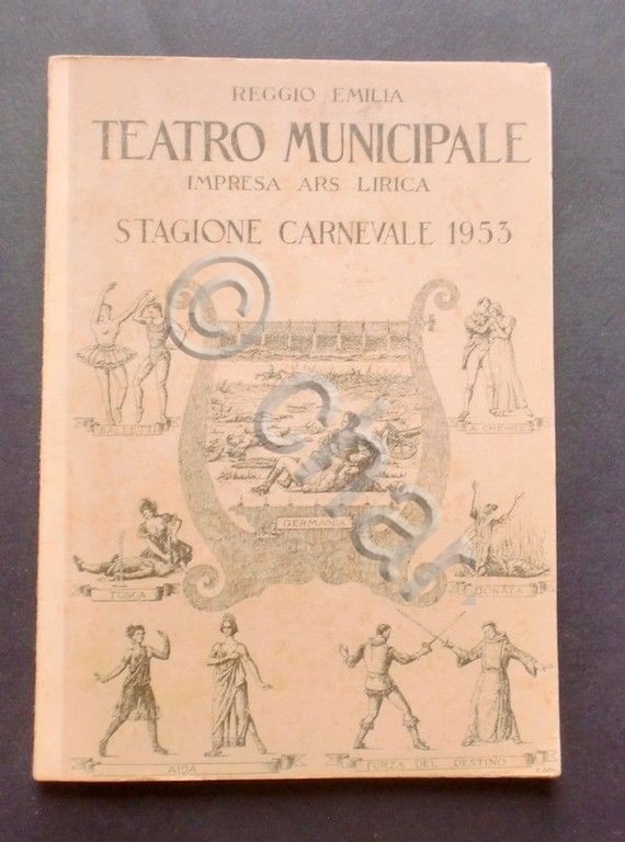 Reggio Emilia - Teatro Municipale - Stagione Lirica Carnevale 1953
