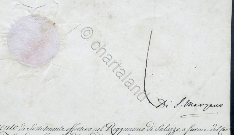 Regno di Sardegna - Decreto con autografo Re Vittorio Emanuele … | Immagine Gallery 3