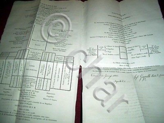 Regno di Sardegna Decreto Convoglio Palazzo Madama - Porta del …