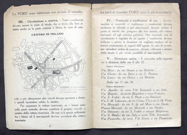 Regolamento Municipale per la Circolazione in Milano - anni '20 | Immagine Gallery 2